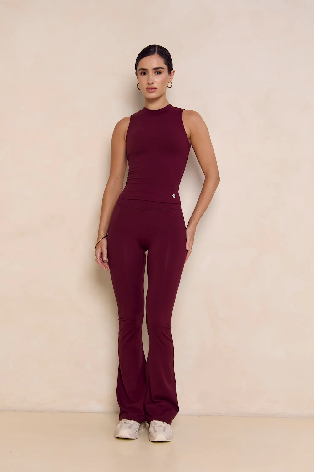 Astoria Airvíve Flare Legging - Burgundy - Image 4