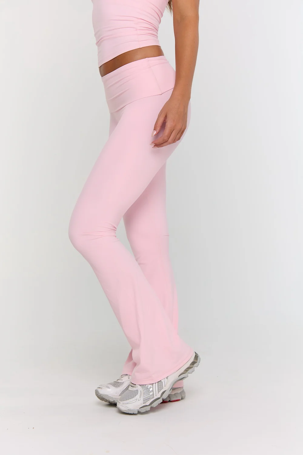 Astoria Airvíve Foldover Flare Legging - Sweetheart Pink - Image 2