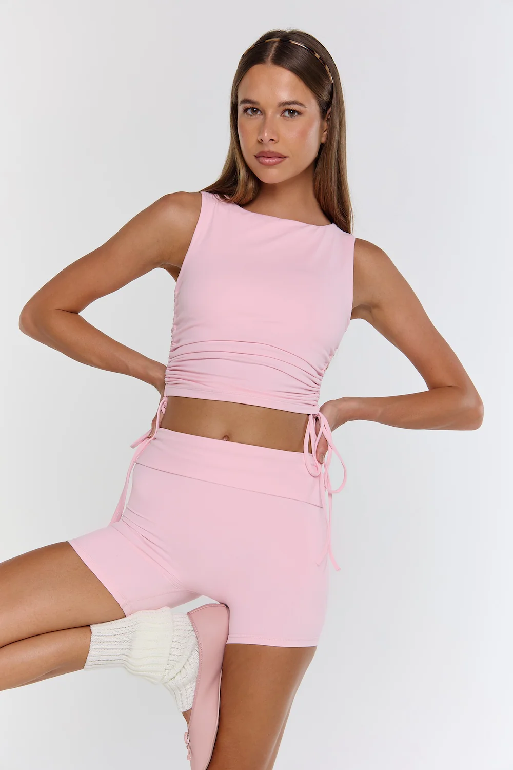 Astoria Airvíve Foldover Micro Short - Sweetheart Pink - Image 4