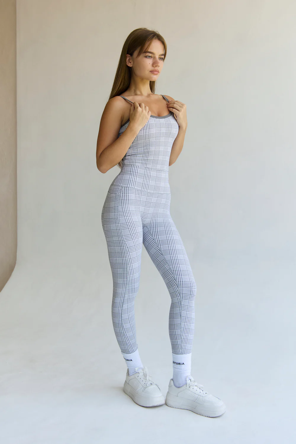 Astoria Airvíve Frame Sport Tank - Grey Plaid - Image 7