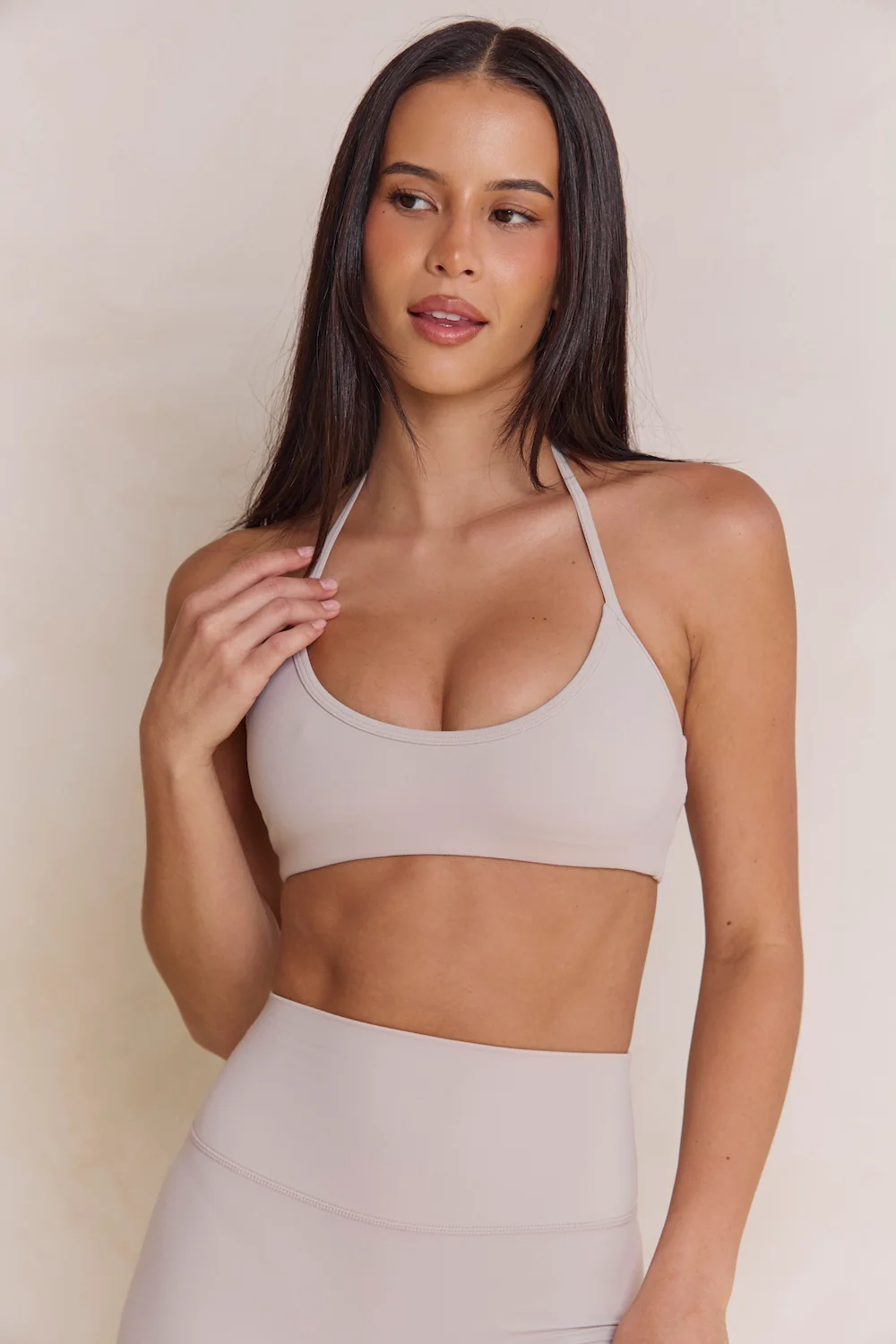 Astoria Airvíve Halter Sports Bra - Ash Grey