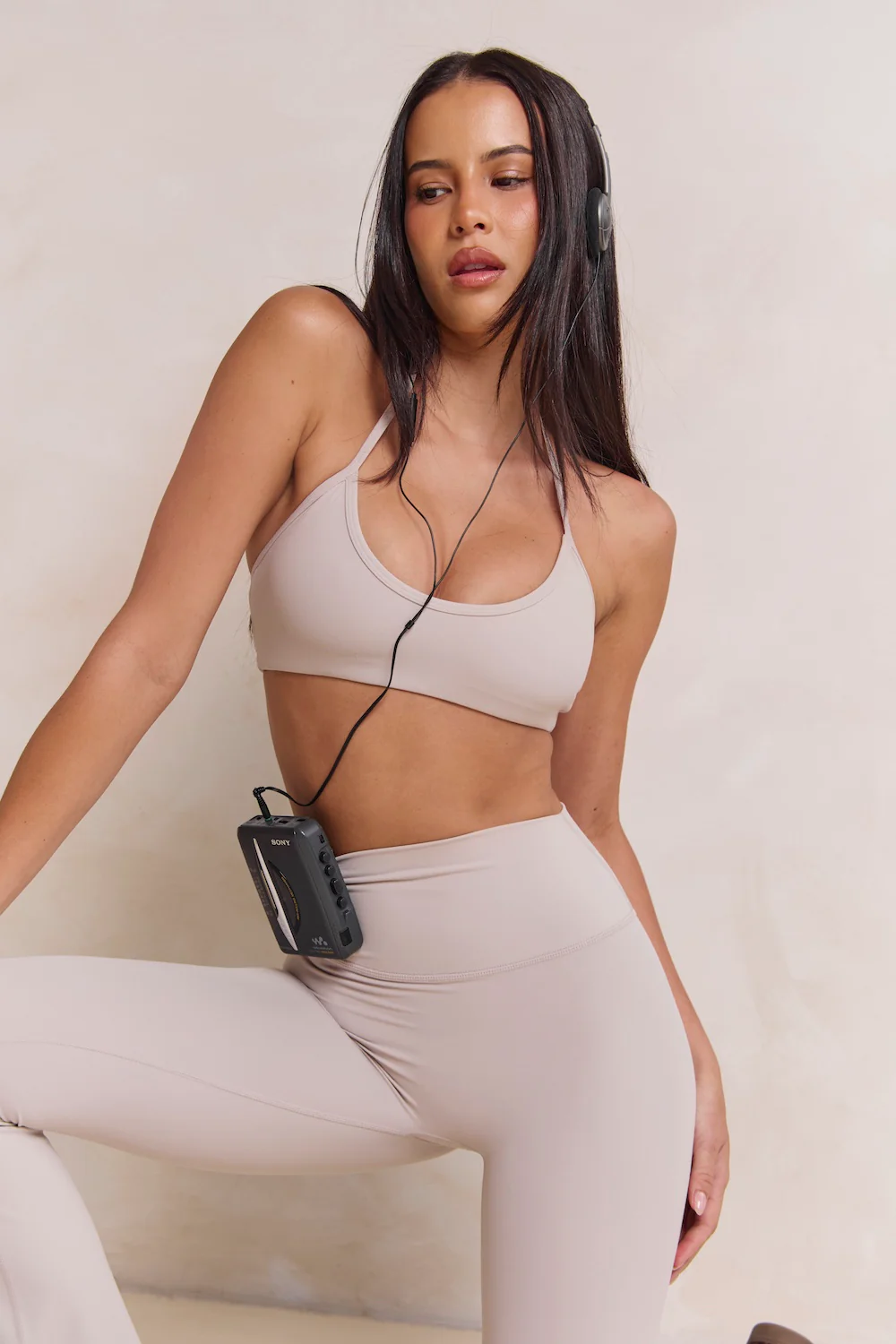 Astoria Airvíve Halter Sports Bra - Ash Grey - Image 2
