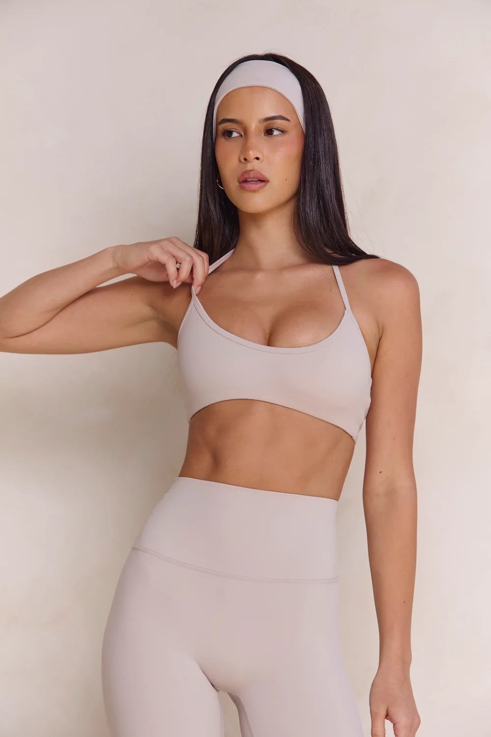 Astoria Airvíve Halter Sports Bra - Ash Grey - Image 3