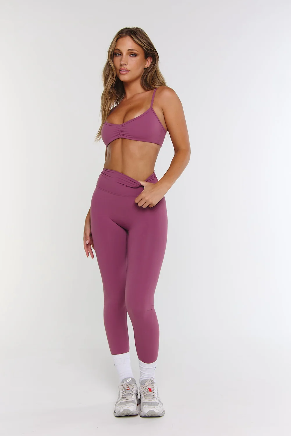 Astoria Airvíve Ruched Legging - Sugarplum - Image 4