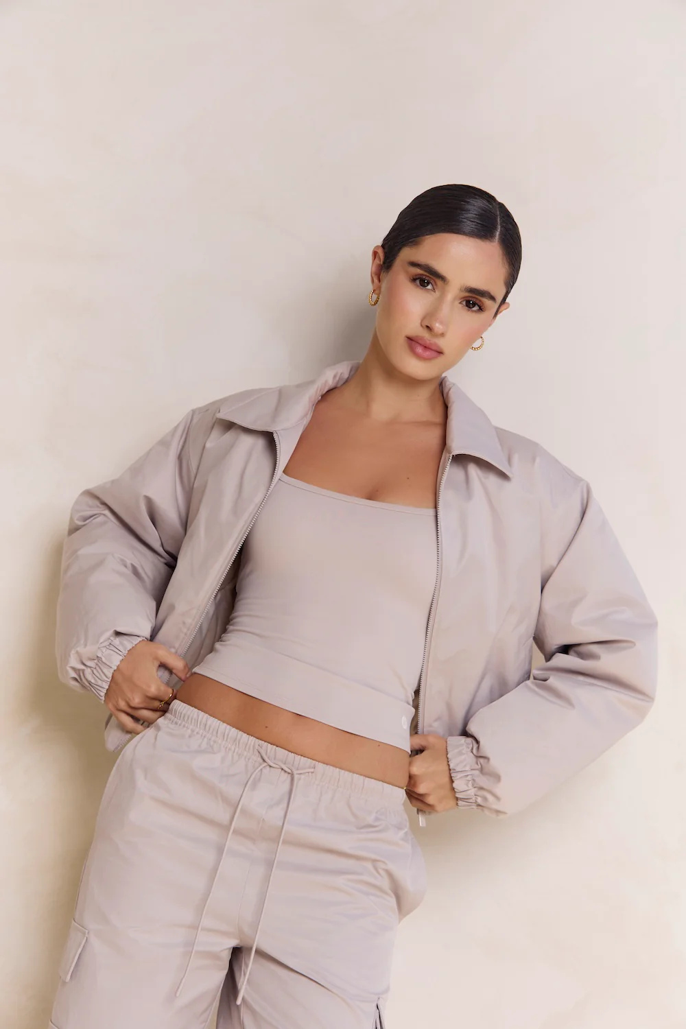 Astoria Airvíve Square Neck Cami - Ash Grey - Image 8