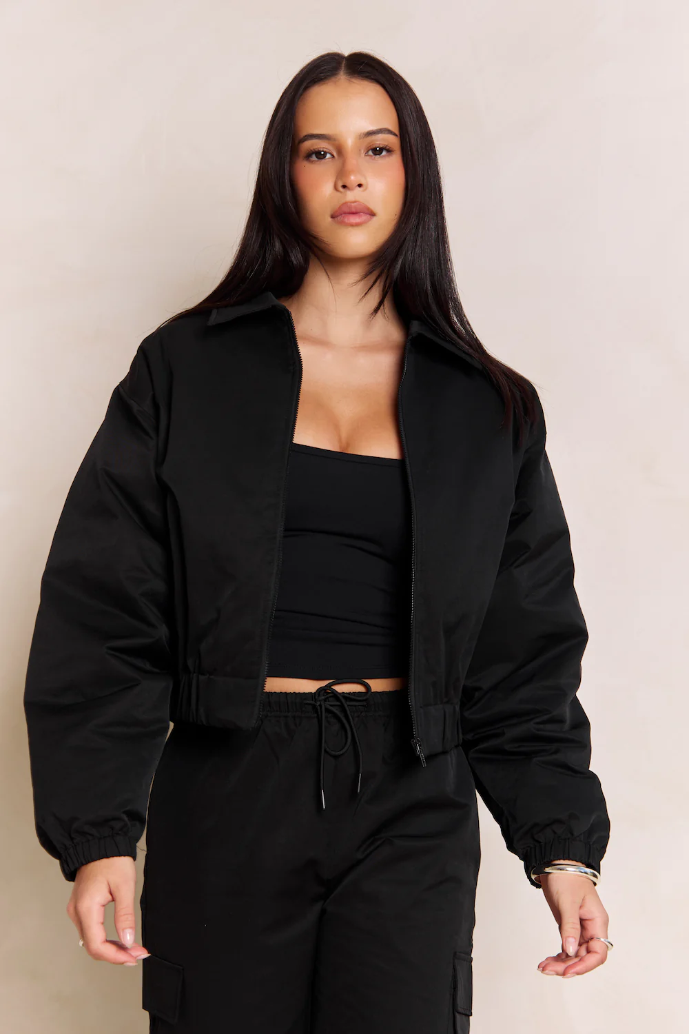 Astoria Airvíve Square Neck Cami - Black - Image 8