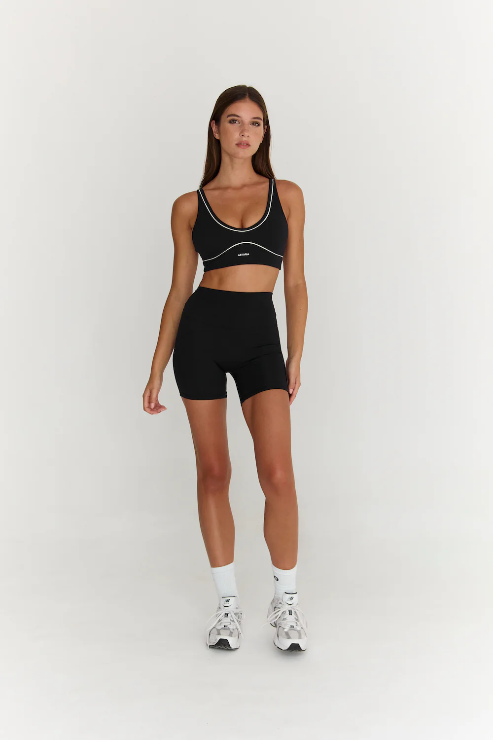 Astoria Airvíve Staple Sports Bra - Black/Cream - Image 5