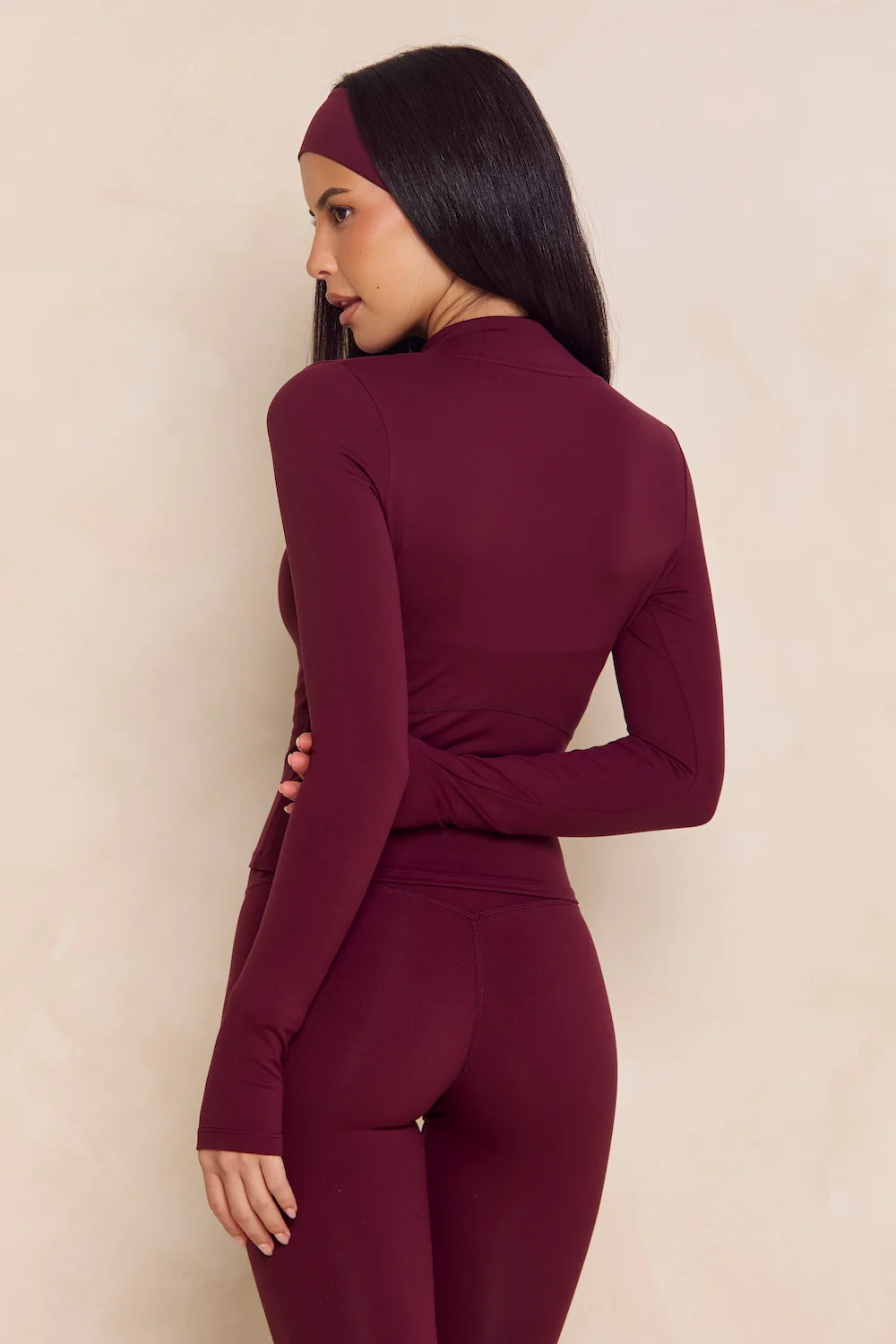 Astoria Airvíve Zip Up Jacket - Burgundy - Image 4