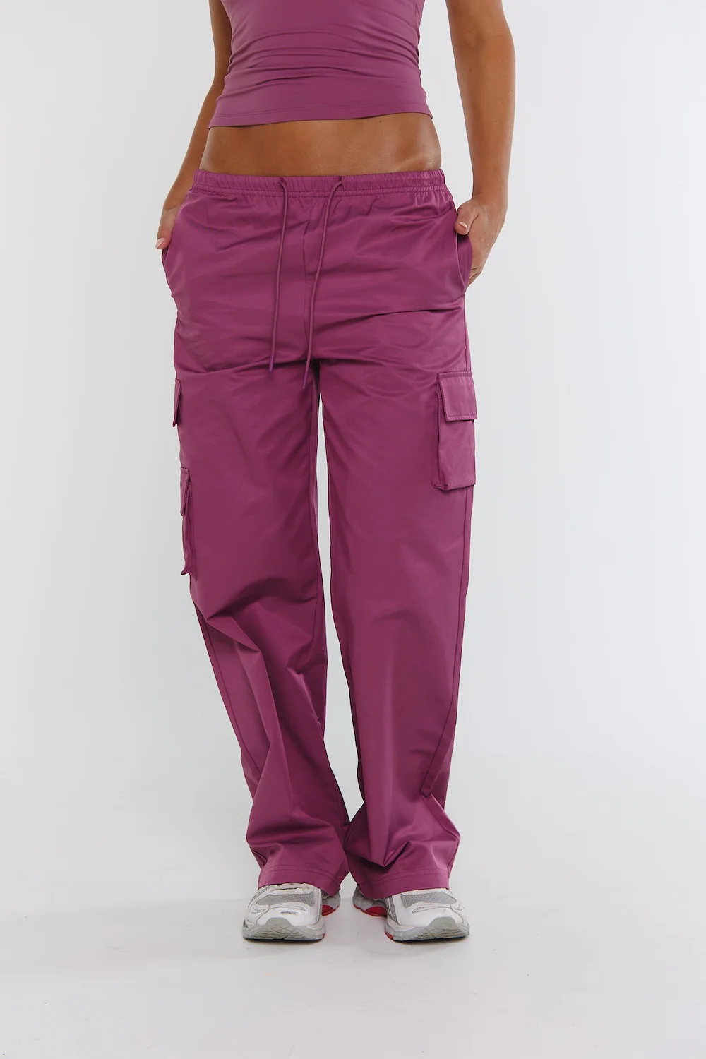 Astoria Cargo Pant - Sugarplum - Image 2