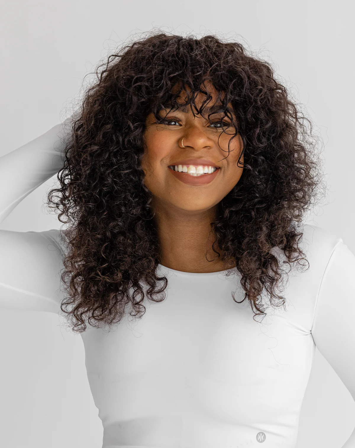 Astoria LIVE LUXE Crossed Sleeve Crop - White - Image 3