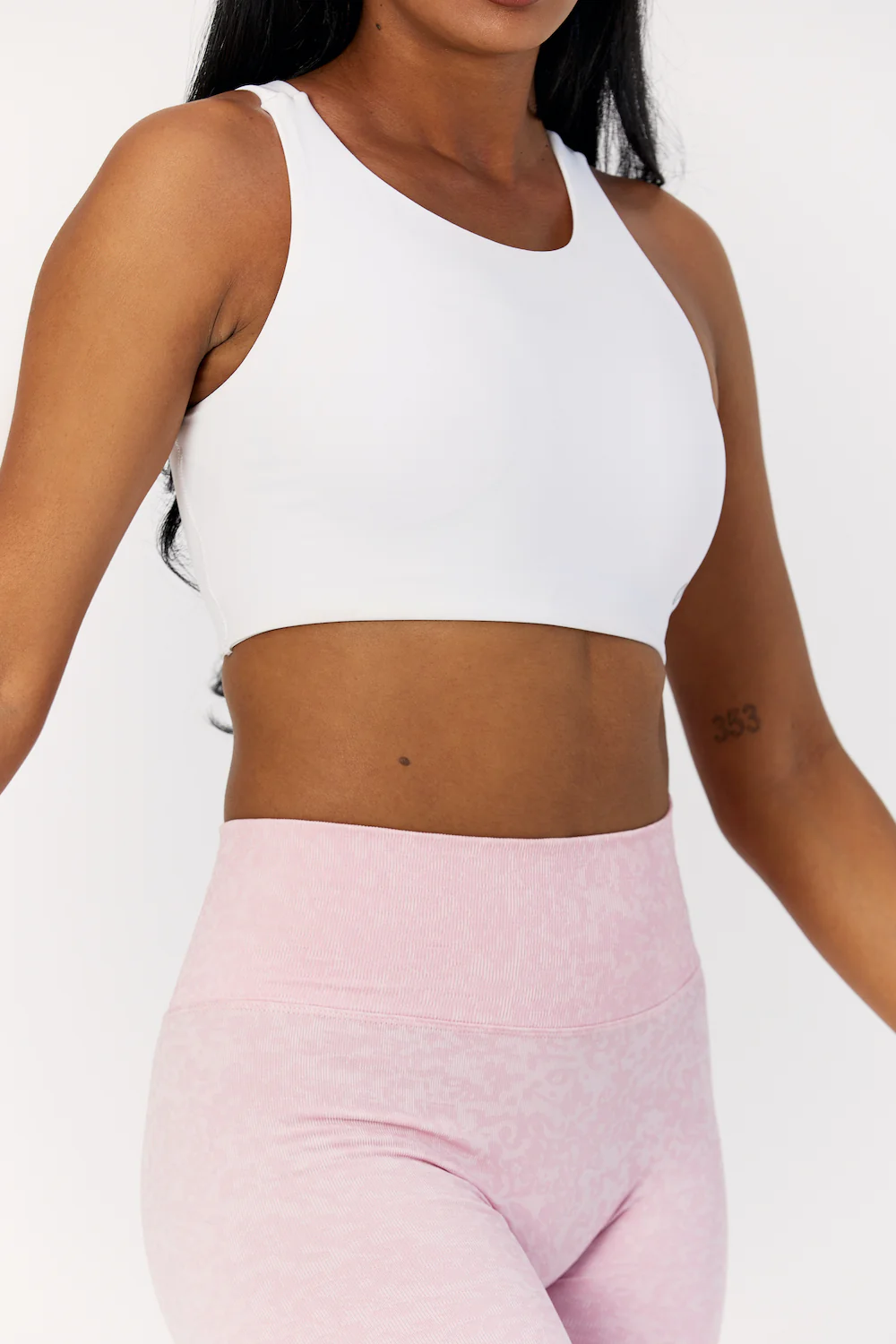 Astoria LIVE LUXE Open Back Crop - White - Image 2