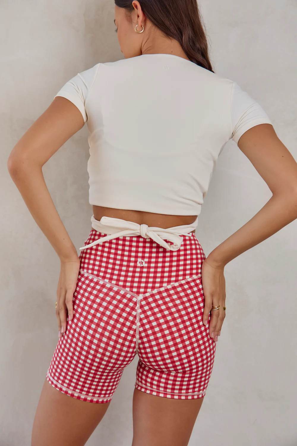 Astoria LIVE LUXE Wrap Quarter-Sleeve Crop - Cream - Image 5