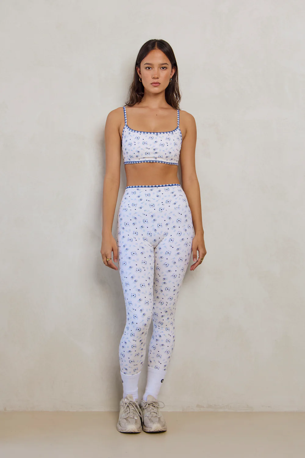Astoria LUXE BALANCE Full Length Legging - Blueberry Gingham - Image 3