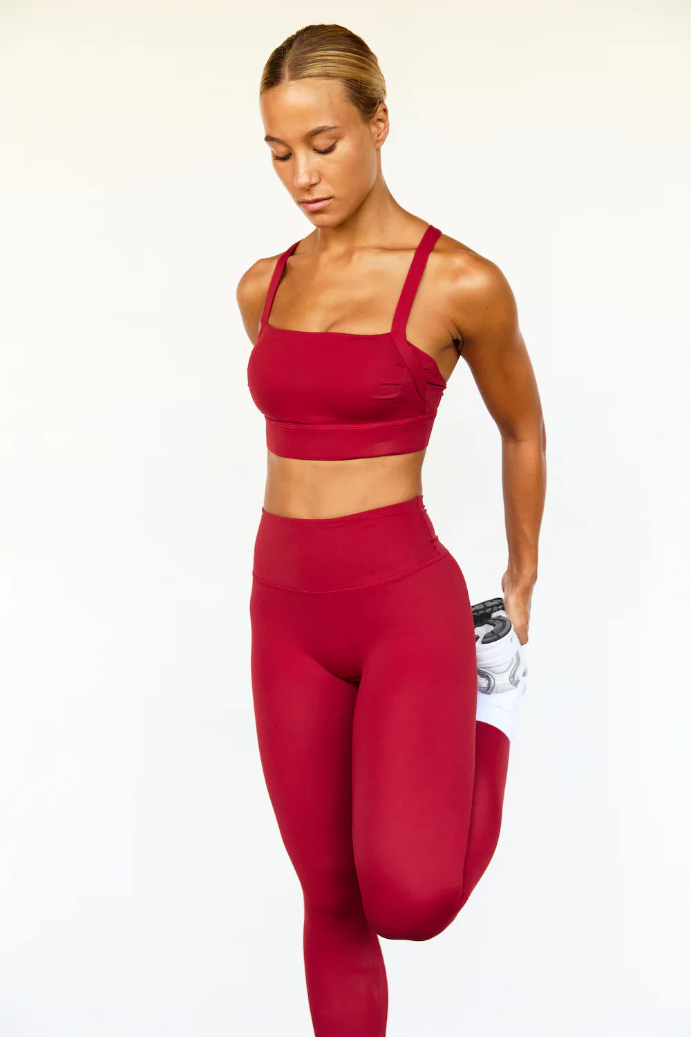 Astoria LUXE BALANCE Full Length Legging - Dark Cherry - Image 5