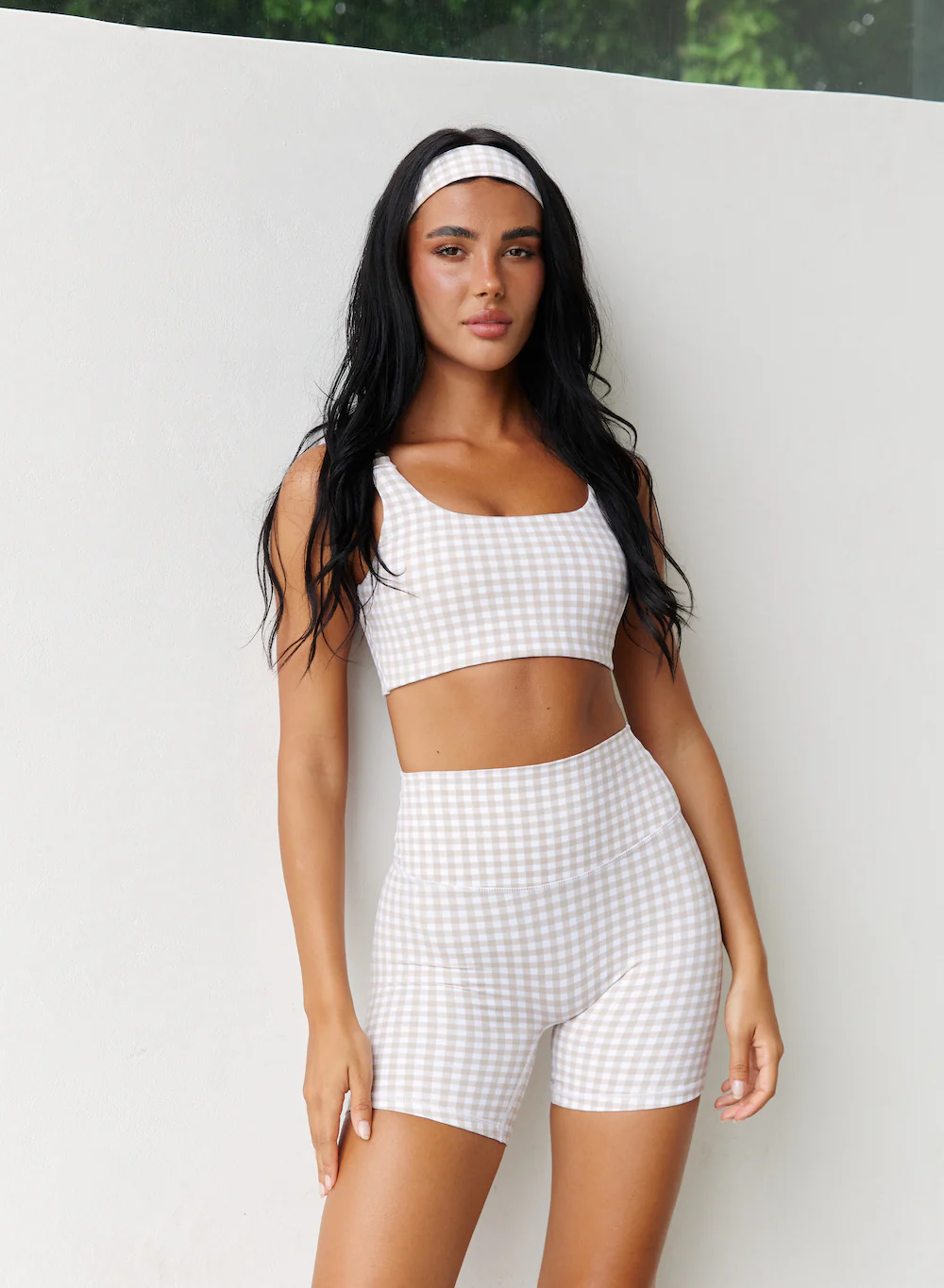 Astoria LUXE BALANCE Short - Beige Gingham - Image 2