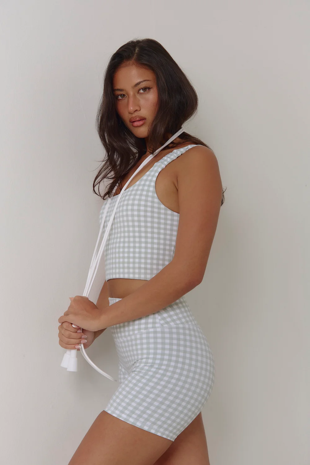 Astoria LUXE BALANCE Short - Jade Gingham - Image 2