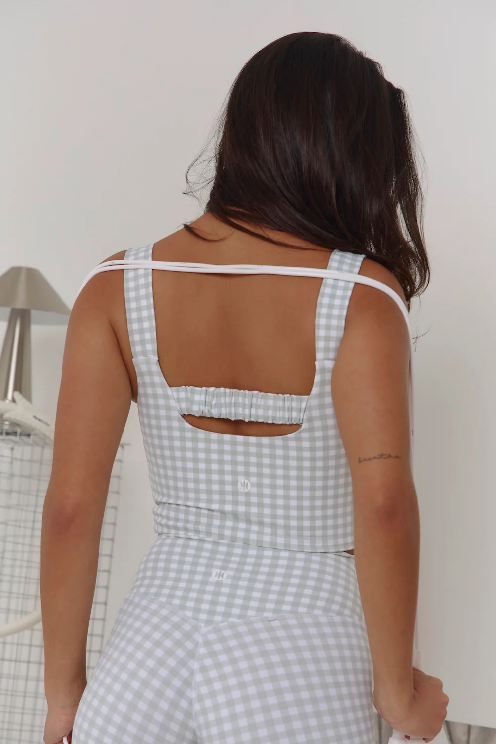 Astoria LUXE BALANCE Short - Jade Gingham - Image 5