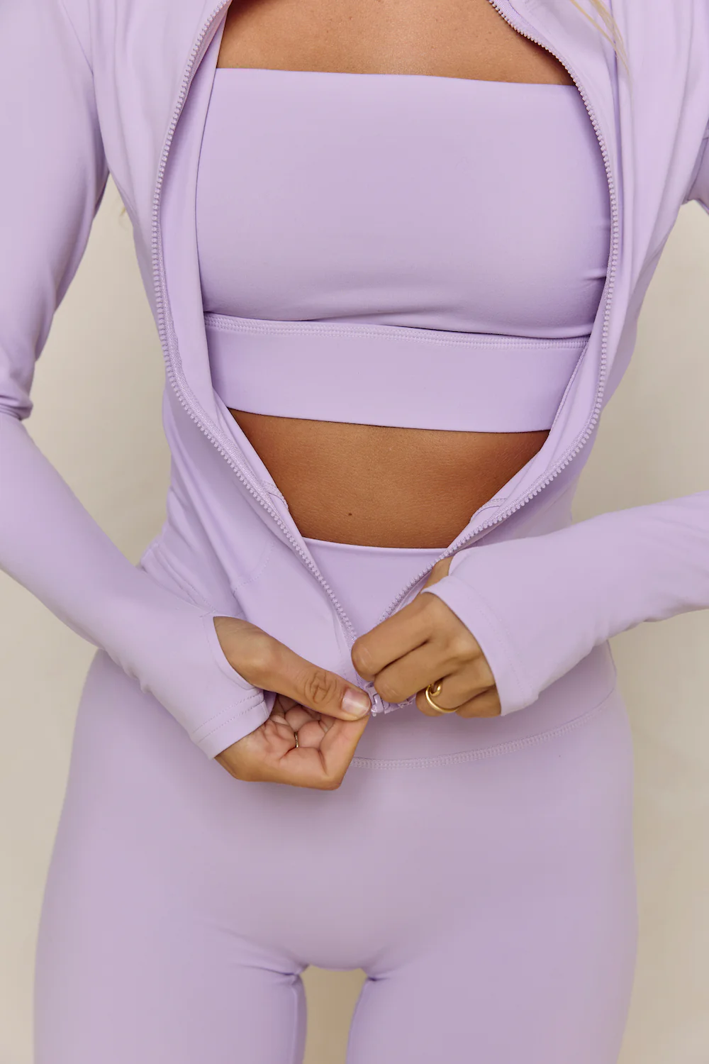 Astoria LUXE BALANCE Zip Up Jacket - Lavender - Image 2