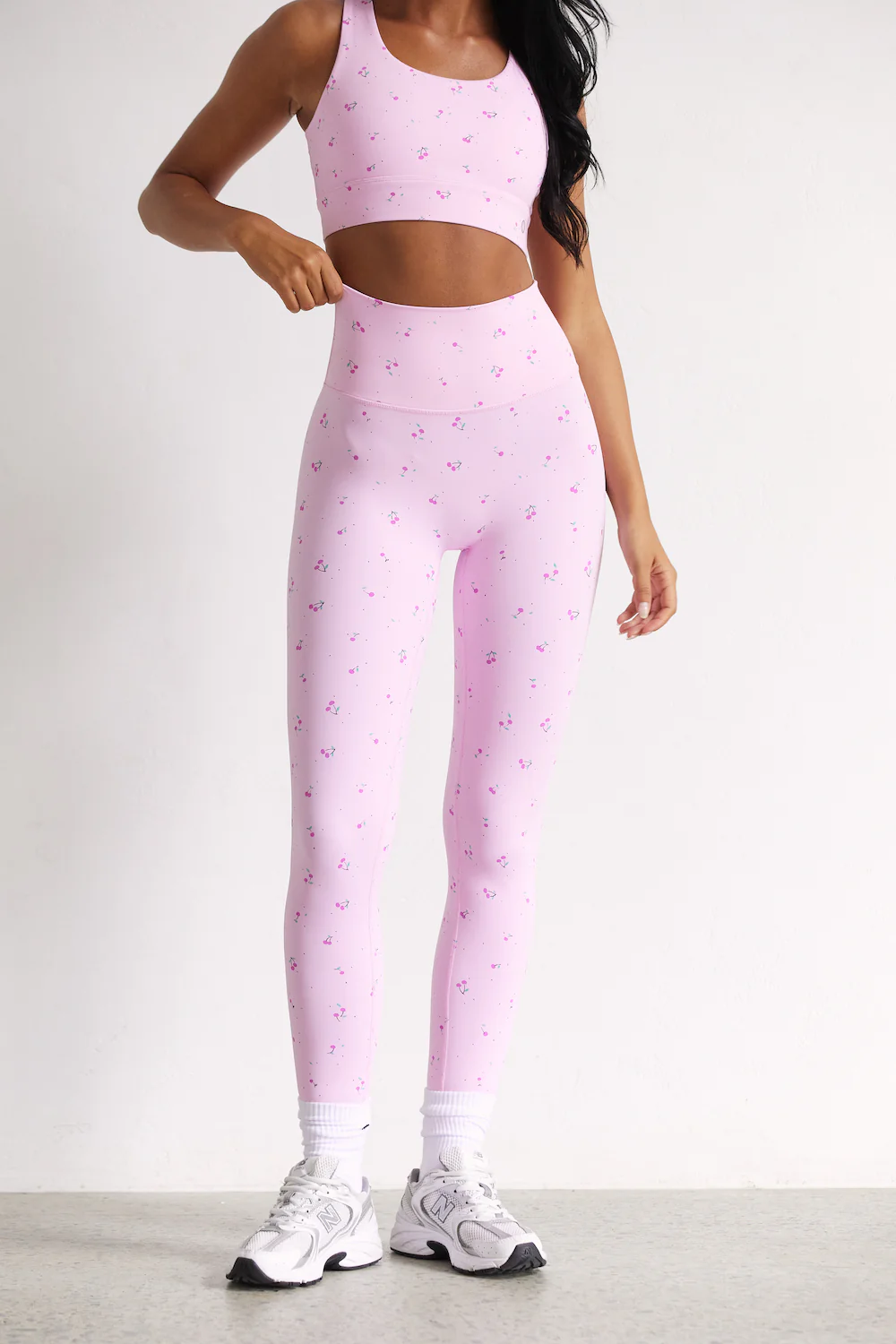Astoria LUXE BLOSSOM Full Length Legging - Cherry - Image 2