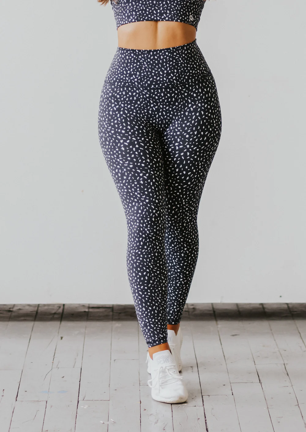 Astoria LUXE IGNITE Full Length Legging - Black Speckle - Image 3