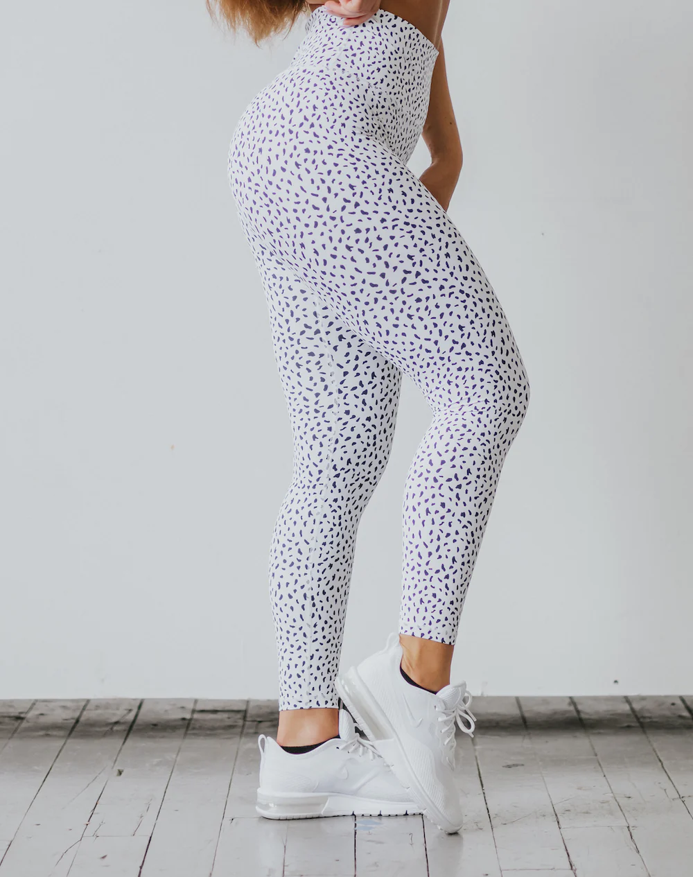 Astoria LUXE IGNITE Full Length Legging - White Speckle - Image 3