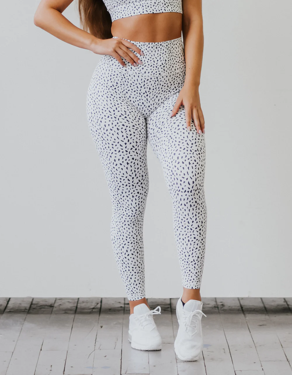Astoria LUXE IGNITE Full Length Legging - White Speckle - Image 6