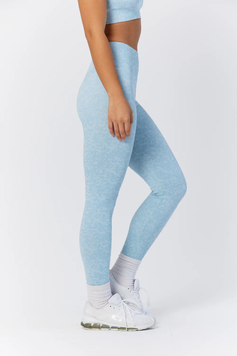 Astoria RISE Seamless Legging - Baby Blue