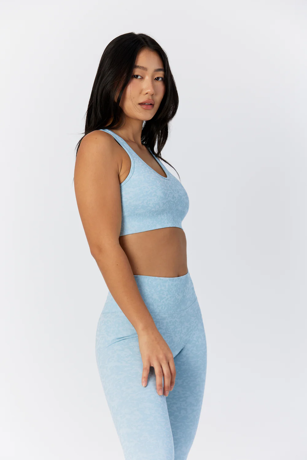 Astoria RISE Seamless Legging - Baby Blue - Image 4