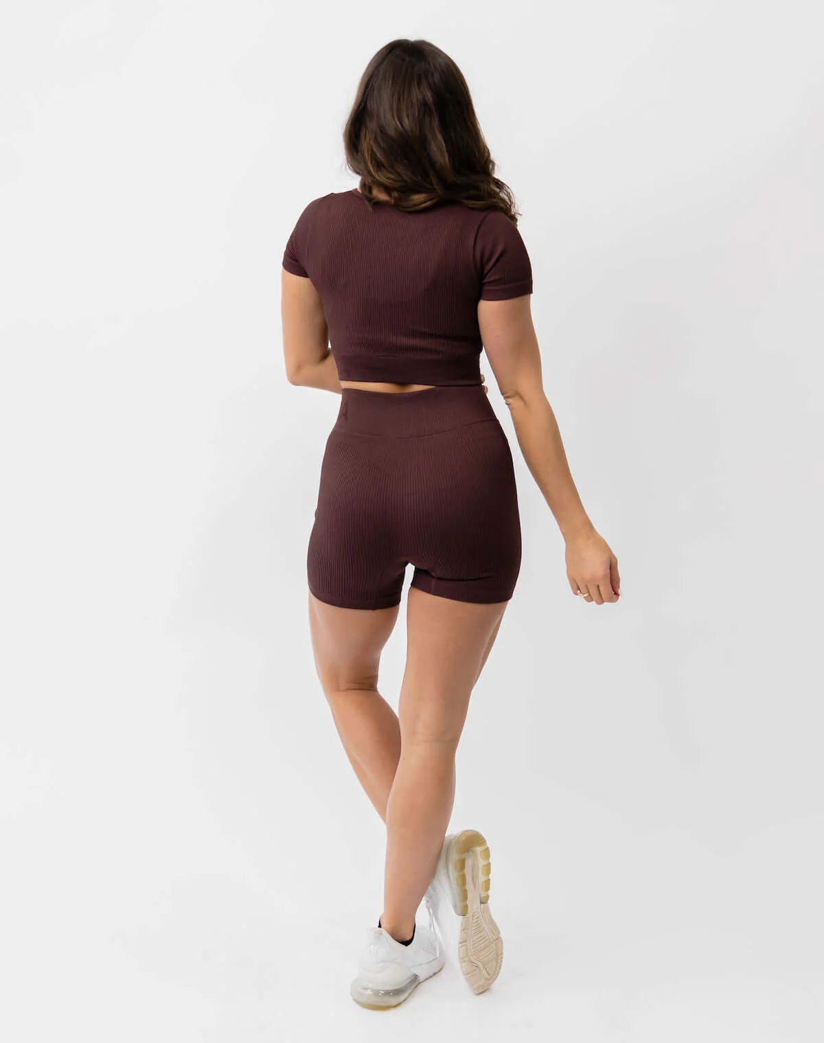 Astoria Seamless Ribbed Series Short - Espresso - Image 3