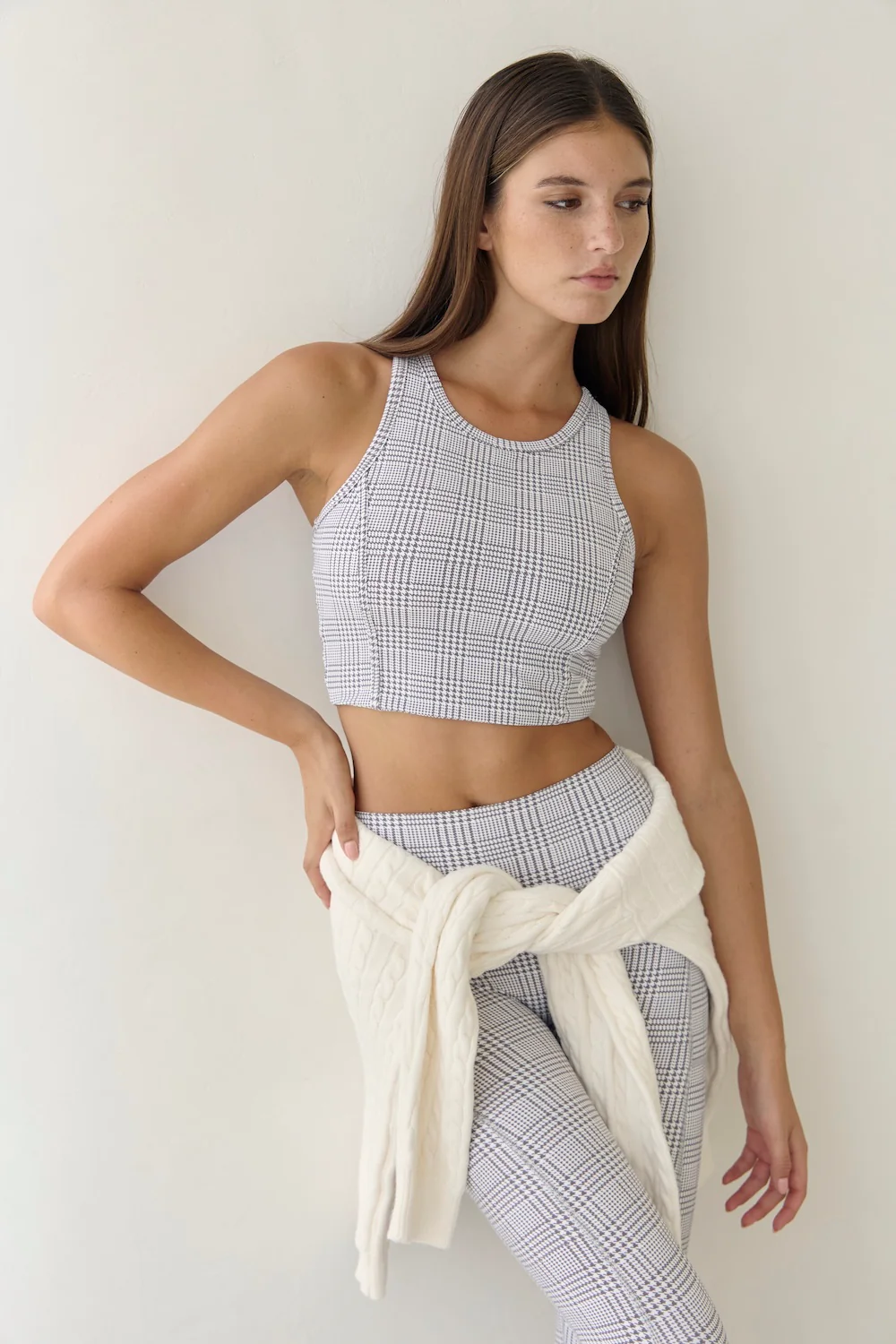 Cable Knit Pullover - Cream - Image 7